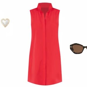 NWT Tuckernuck Red Sleeveless Charlie Dress